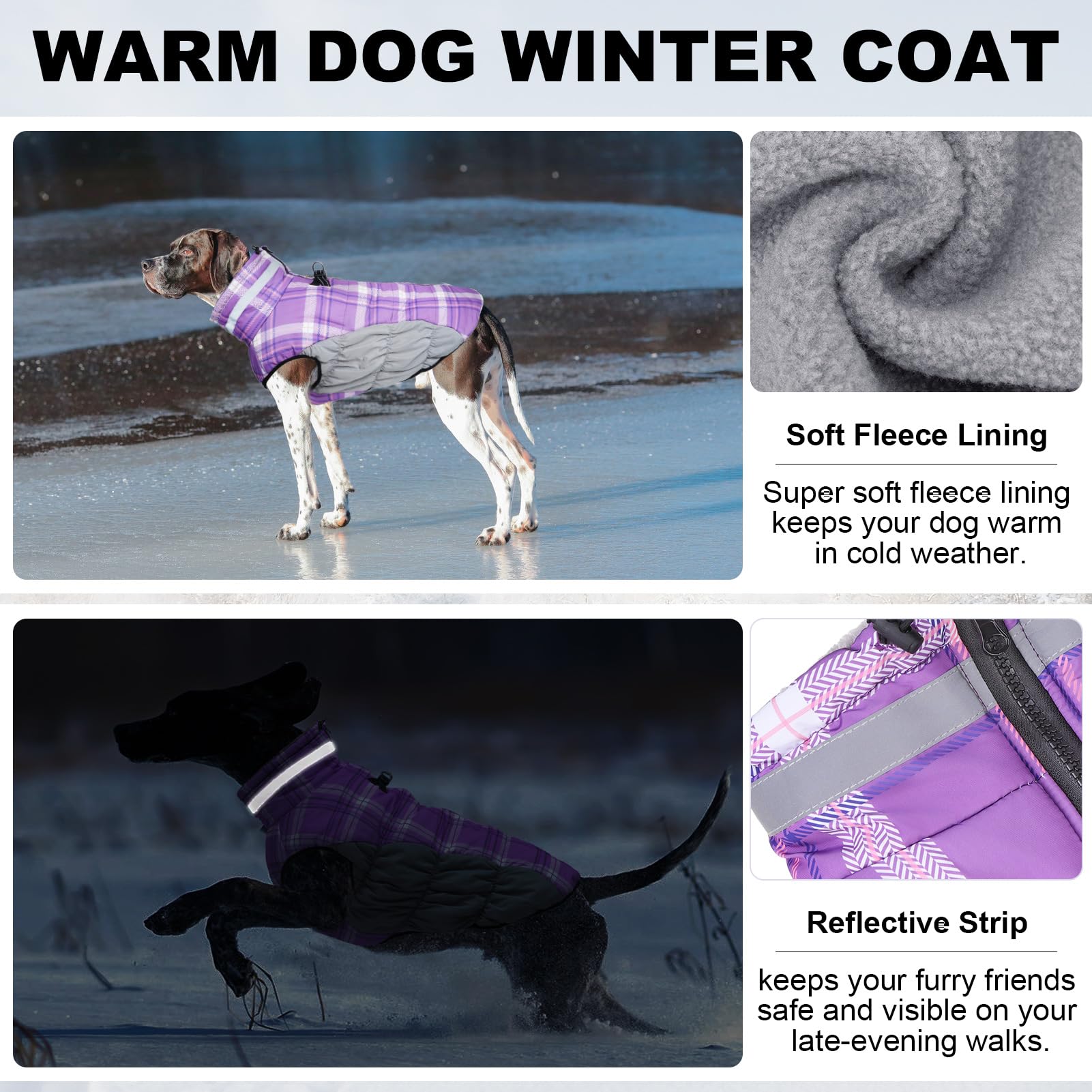 BEAUTYZOO high-collar drawstring wind-blocking feature protects from cold air