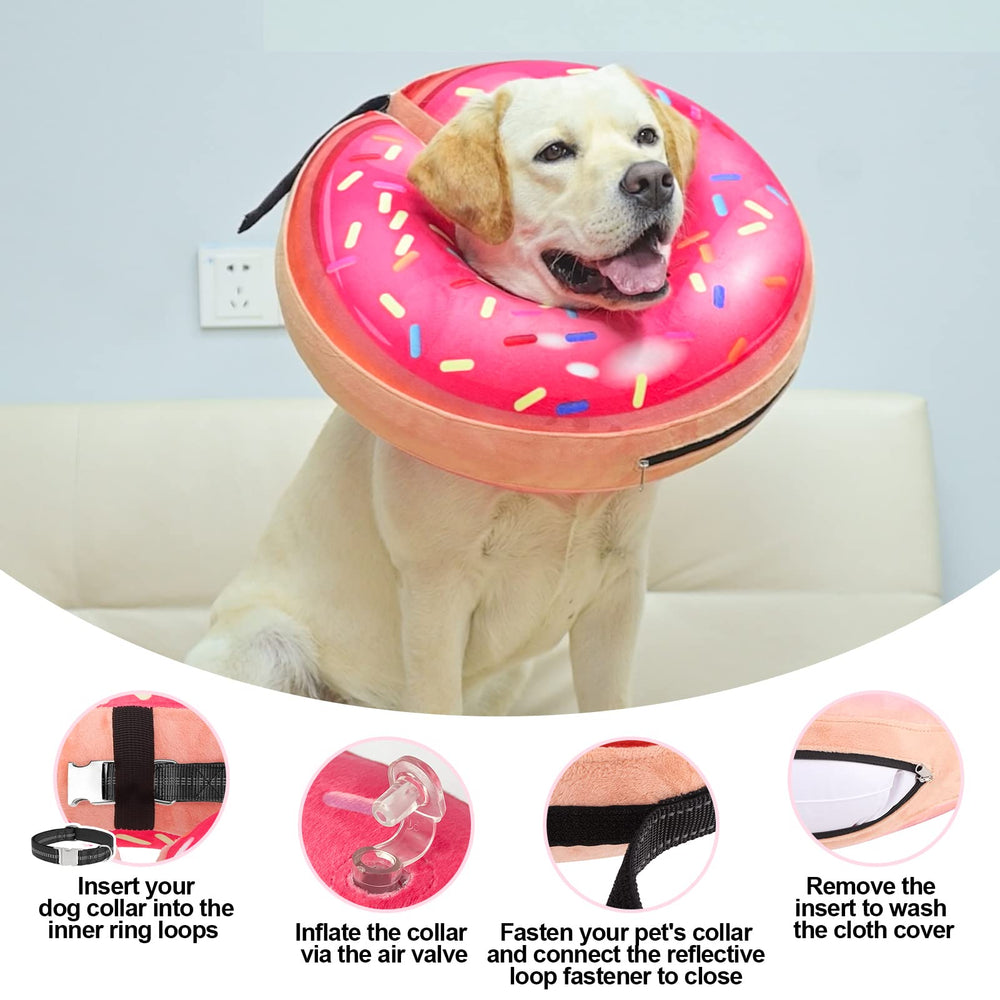 BEAUTYZOO lightweight donut collar reduces irritation and improves comfort.