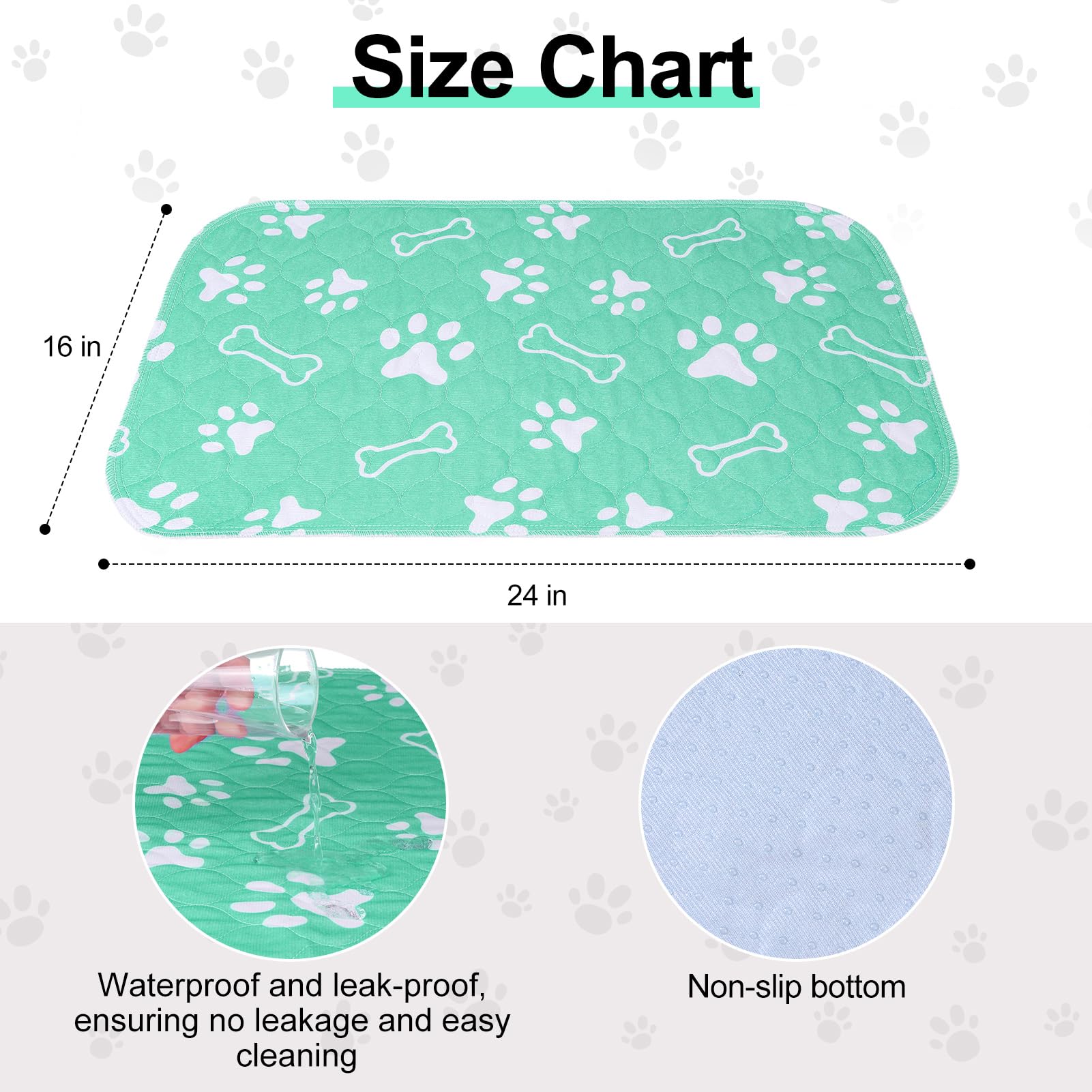 BEAUTYZOO machine-washable pads: easy care and reduced waste through repeated use.