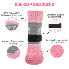 BEAUTYZOO medias perros reflectantes noche para paseos nocturnos