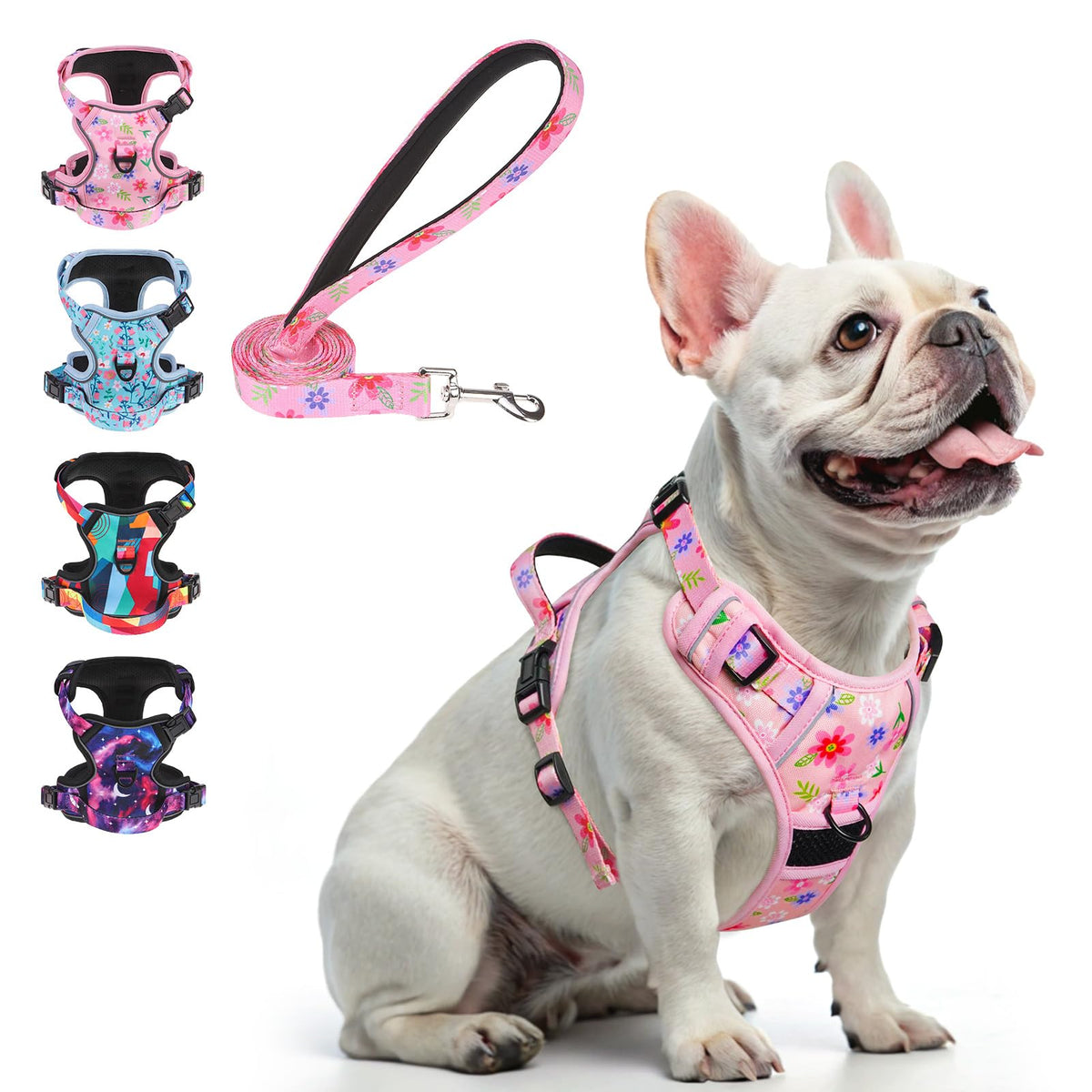 BEAUTYZOO No Pull Harness front clip for controlled walks and training sessions