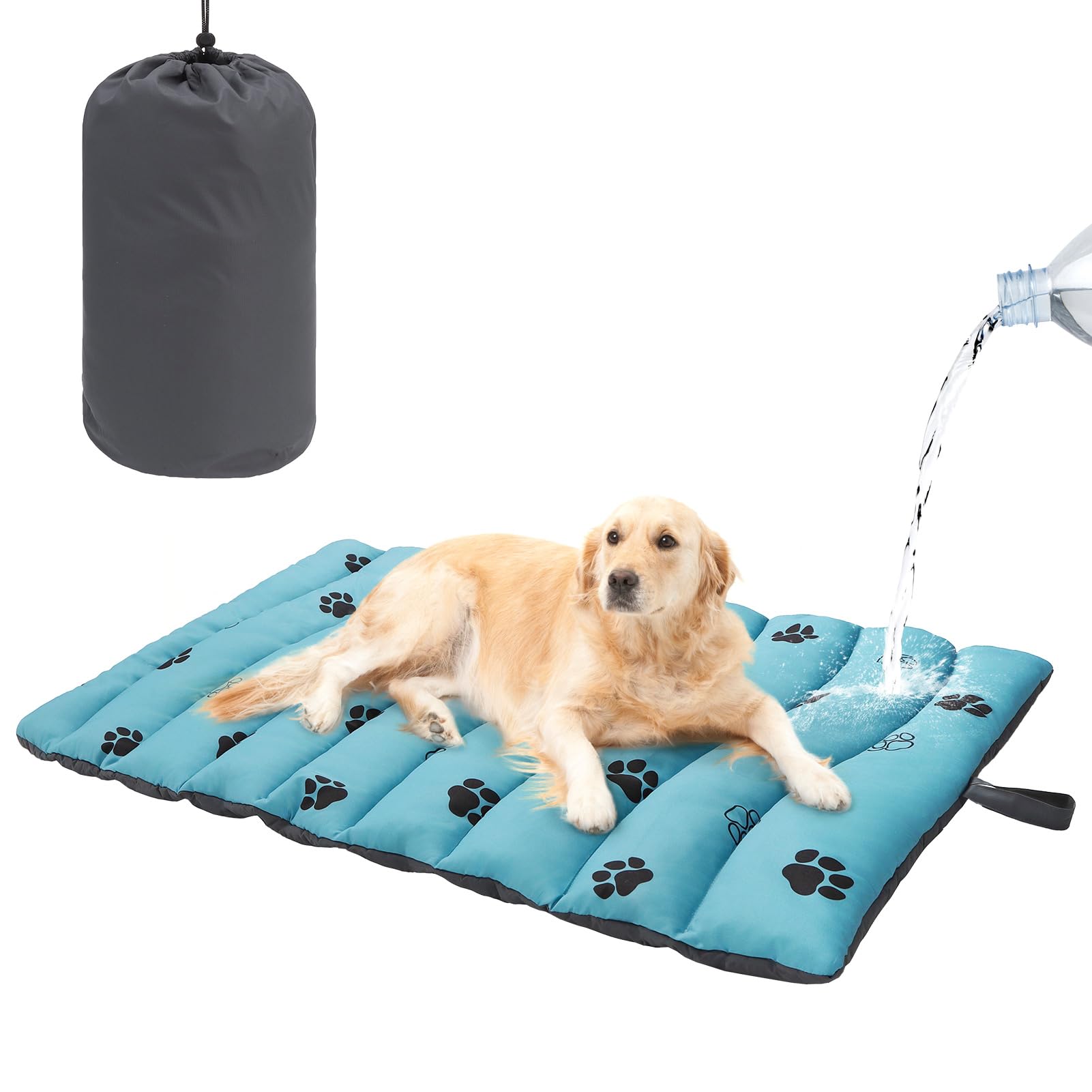 BEAUTYZOO Outdoor Dog Bed with waterproof coating for clean outdoor living.