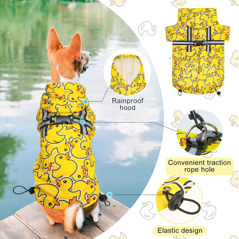 BEAUTYZOO packable raincoat demonstrates easy storage after rainy adventures.
