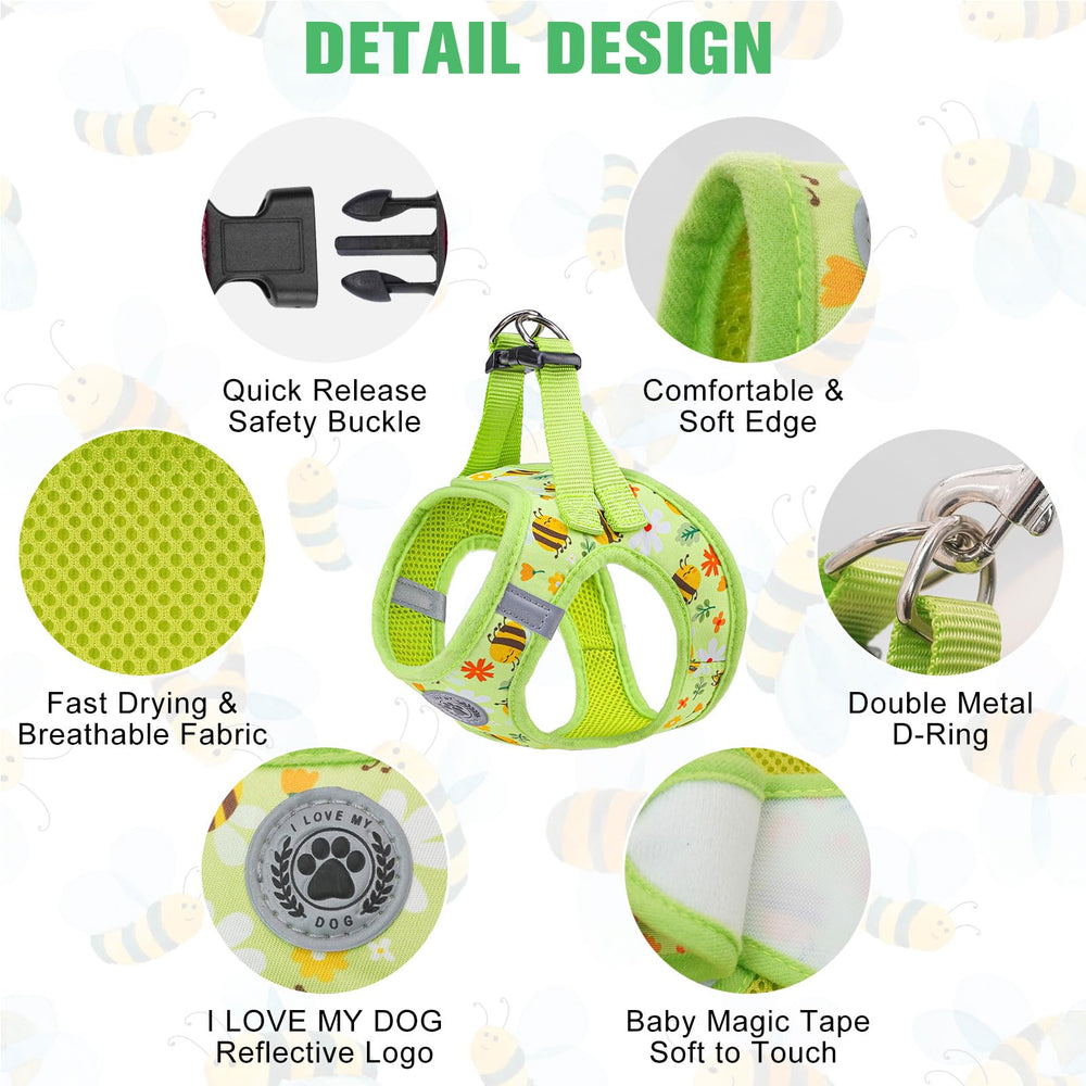 BEAUTYZOO padded breathable harness provides skin-friendly comfort