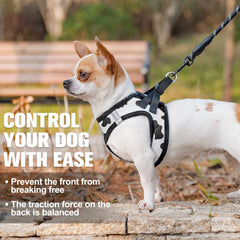 BEAUTYZOO padded mesh harness emphasizes breathable, soft wear