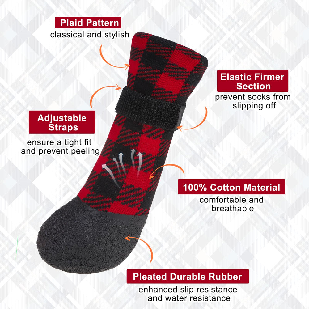 BEAUTYZOO paw protectors with soft knit upper for comfort