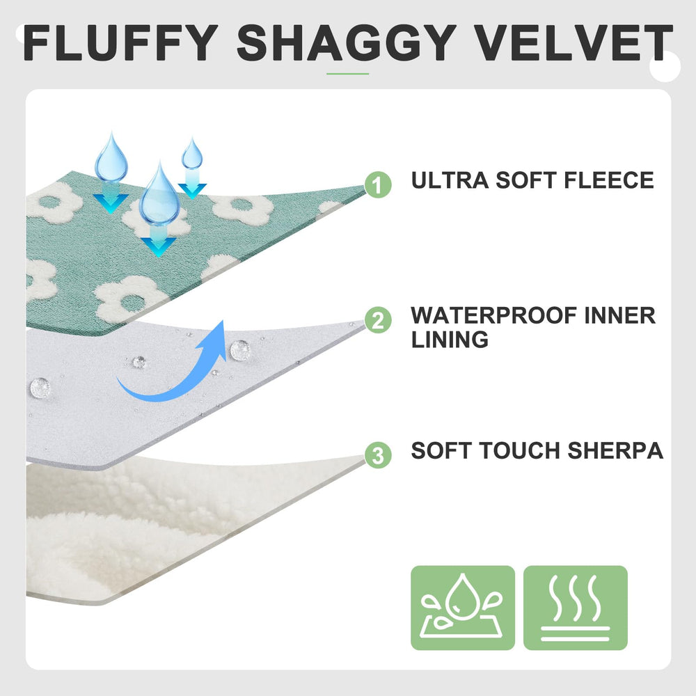 BEAUTYZOO plush sherpa side provides cozy warmth during naps.