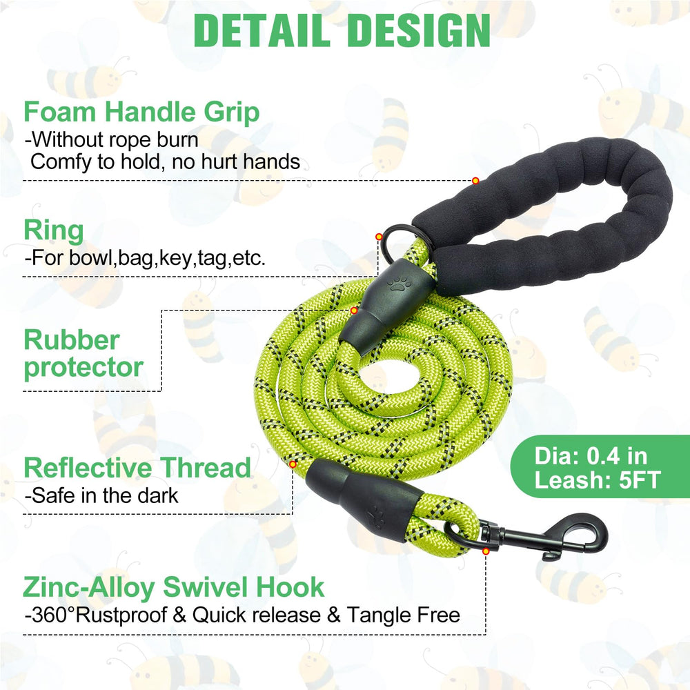 BEAUTYZOO reflective bands on harness improve night visibility during strolls
