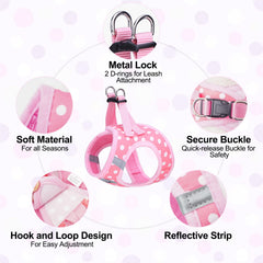 BEAUTYZOO Reflective bands on sides for safe night walks.