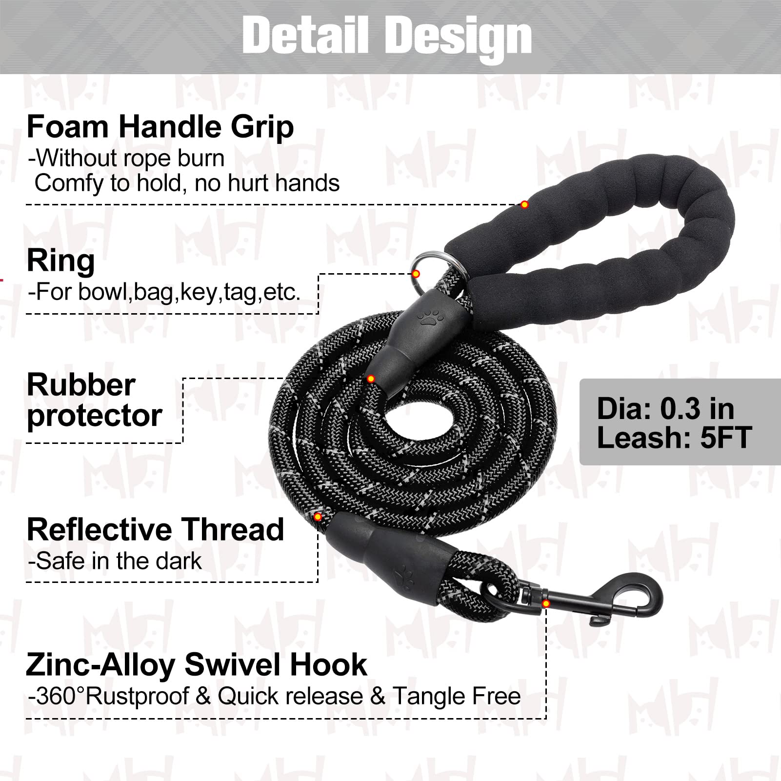 BEAUTYZOO reflective strip closeup enhances visibility during dusk walks