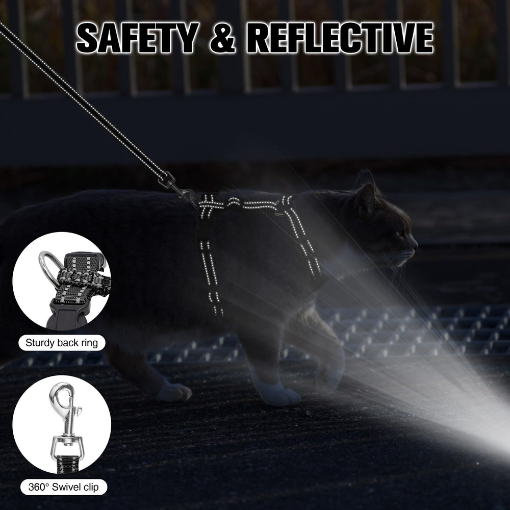 BEAUTYZOO reflective trim night walk increases visibility during strolls.