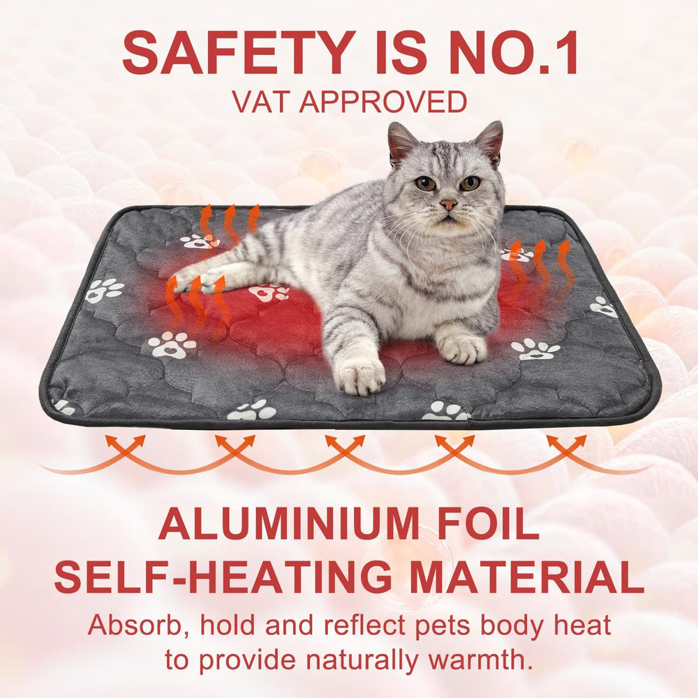 BEAUTYZOO self-warming bed pad close-up fabric texture supports snuggling.