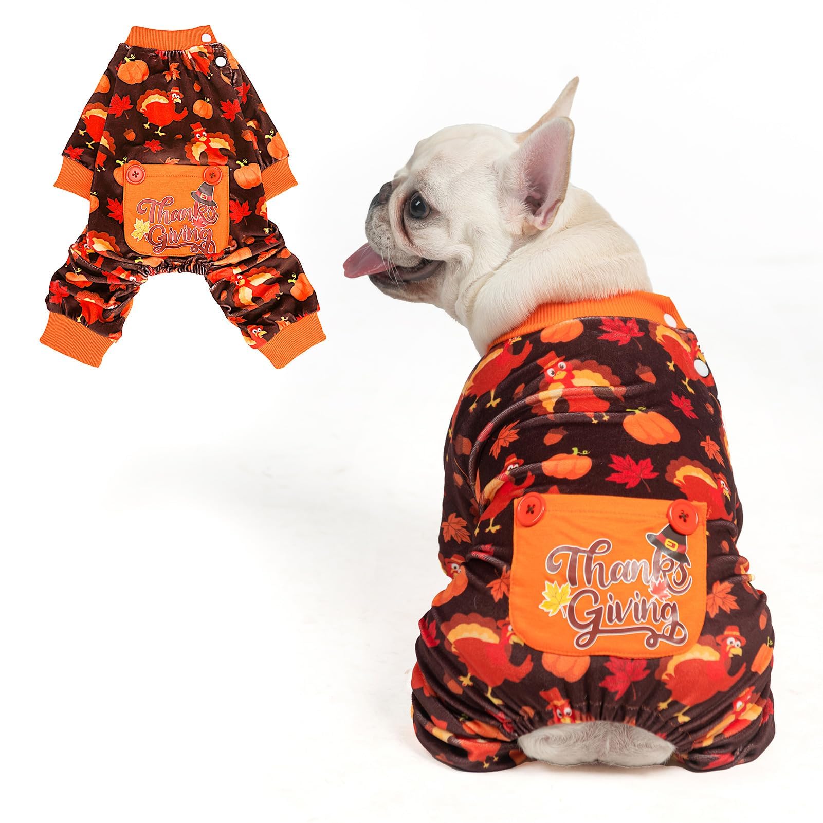 BEAUTYZOO small dog pajamas belly-wrap closeup shows cozy insulation for chilly days.