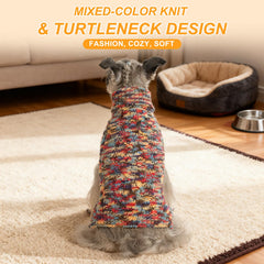 BEAUTYZOO Small Dog Sweater leash-hole detail for easy outdoor access.