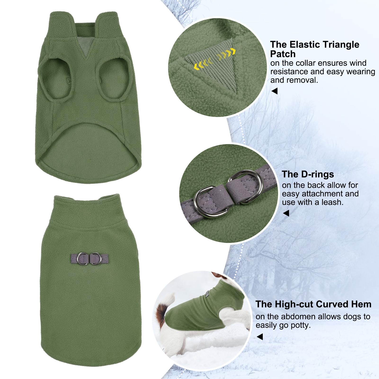 BEAUTYZOO small to medium dog vest shown for travel and daily wear