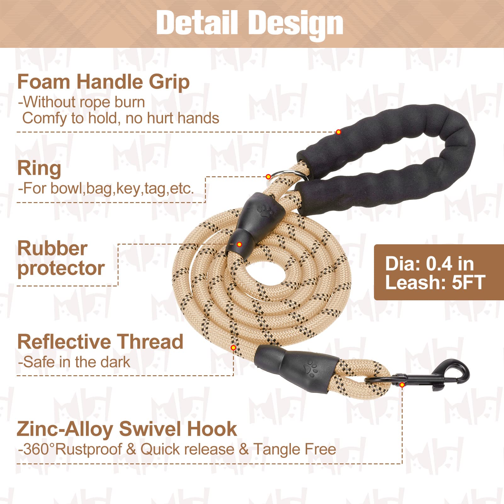 BEAUTYZOO Step-in harness; quick on-and-off for easy walks.