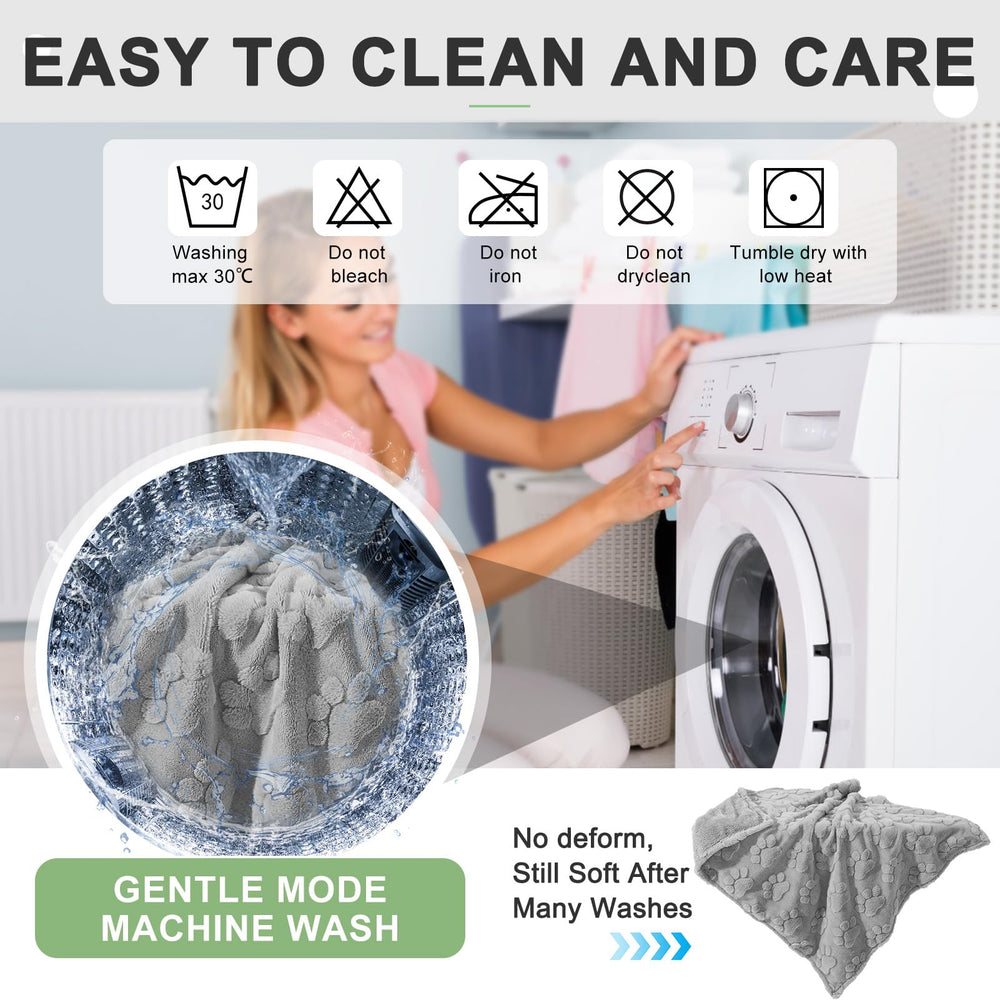BEAUTYZOO triple-layer blanket shows plush warmth and waterproof protection for indoor and outdoor use.