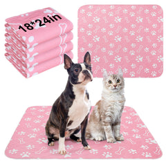 BEAUTYZOO washable pee pad 18x24 with anti-slip bottom for secure use on smooth floors.