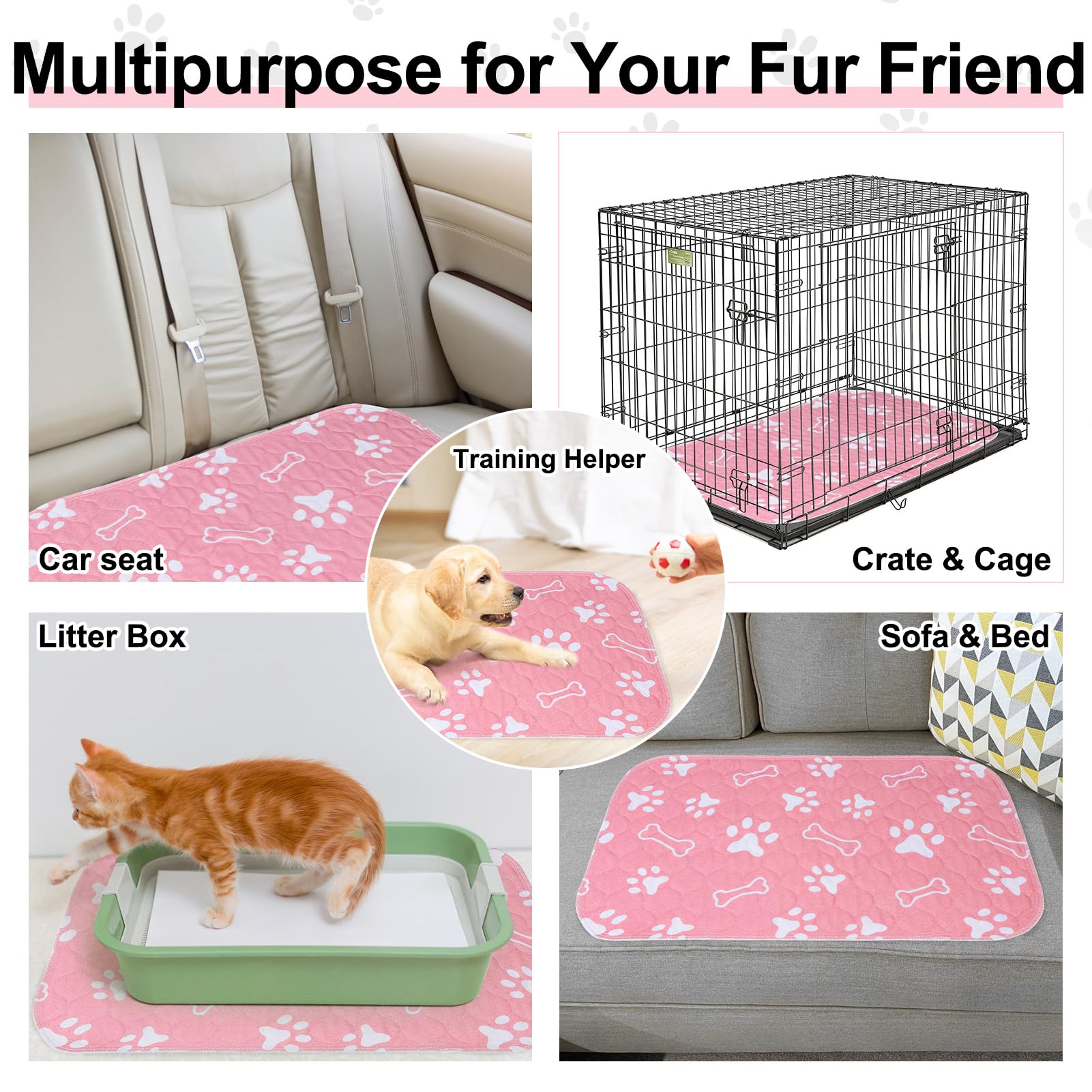 Beautyzoo travel-use pad for car or crate on-the-go potty