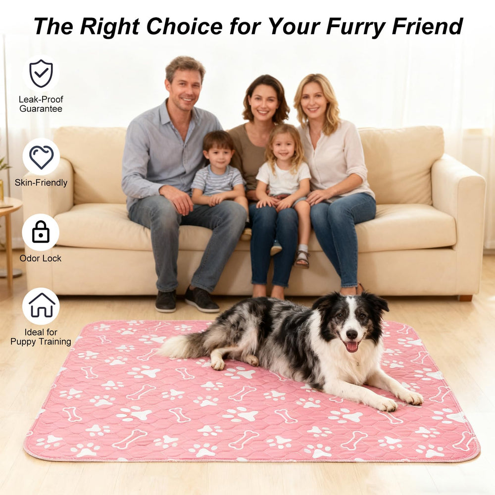 BEAUTYZOO Washable Pee Pads come in cute patterns to blend with decor.