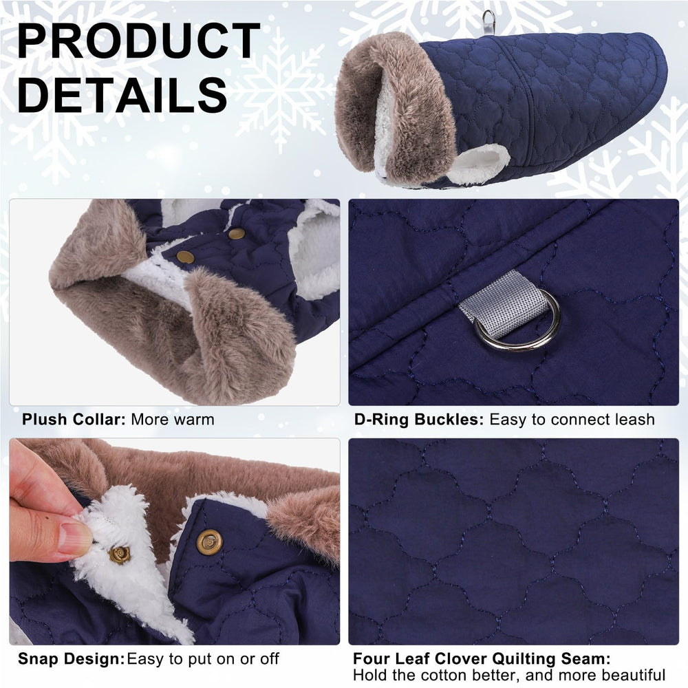 BEAUTYZOO winter coat close-up four-leaf quilting demonstrates stylish warmth retention