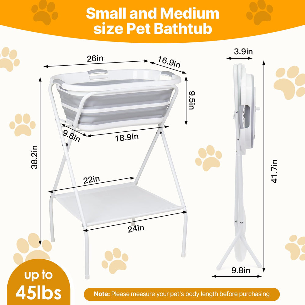 Beberoad Pets 360-degree access enables thorough rinsing around your pet.