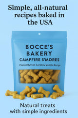 Becccac's Campfire S'Mores ingredients showcase peanut butter and carob flavor.