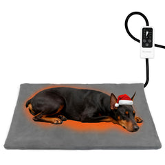 BECEMURU pet heating pad flat layout view offers stable warmth for naps.