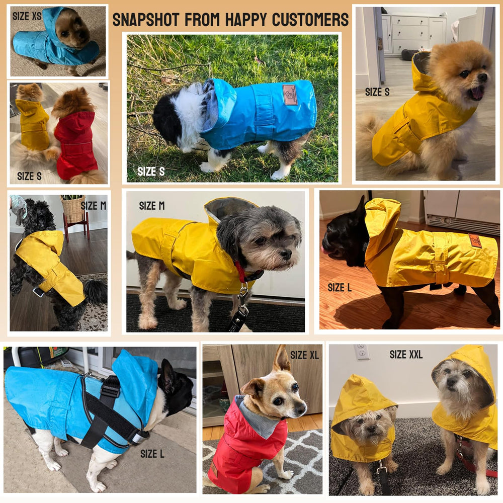 BECNBEAU dog raincoat lightweight design preserves freedom of movement