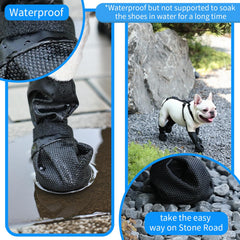 BECROWM dirt-proof paw protectors guard paws in messy conditions