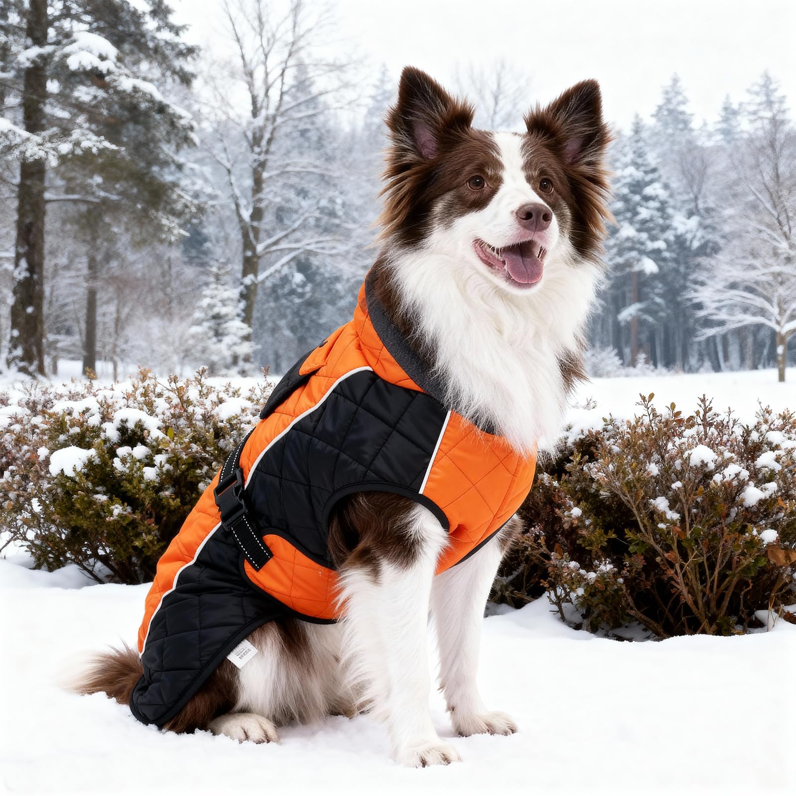 BECROWM dog coat lightweight-warmth delivers cozy insulation without bulk