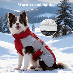 BECROWM dog coat reflective-piping boosts nighttime safety and visibility