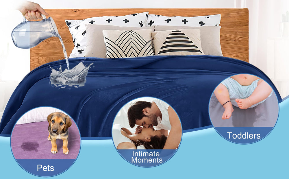 Bedding Aid TPU waterproof layer prevents leaks through to your mattress.