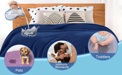 Bedding Aid TPU waterproof layer prevents leaks through to your mattress.
