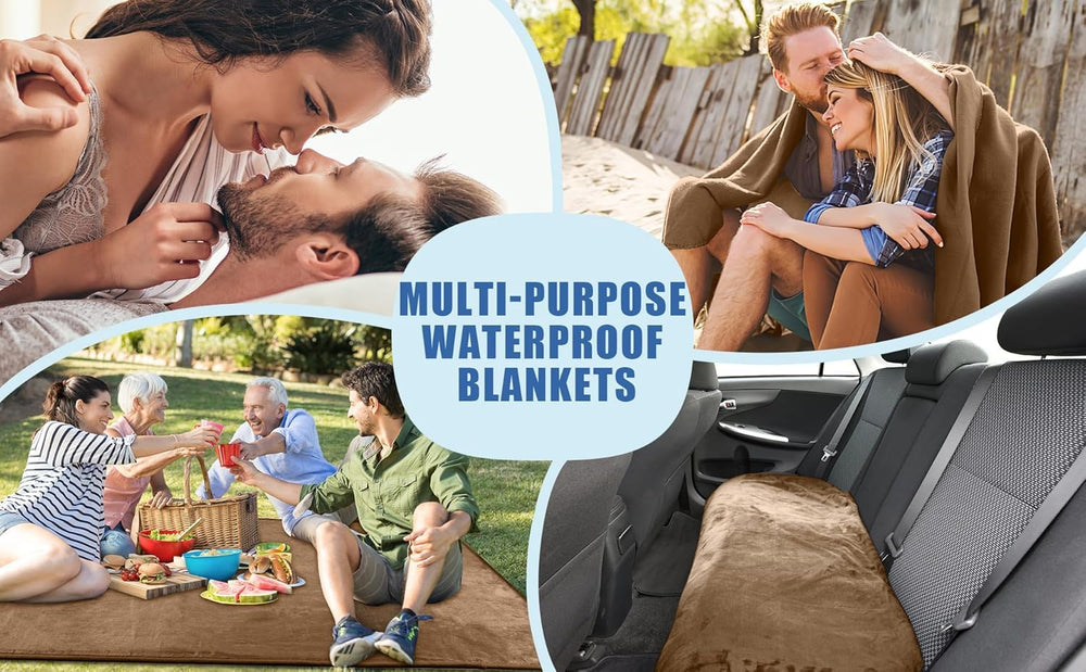 Bedding Aid waterproof blanket close-up emphasizes soft flannel texture and cozy warmth.