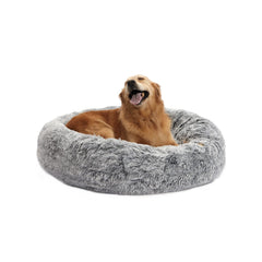 Bedfolks Calming Donut Bed closeup fur for cozy lounging
