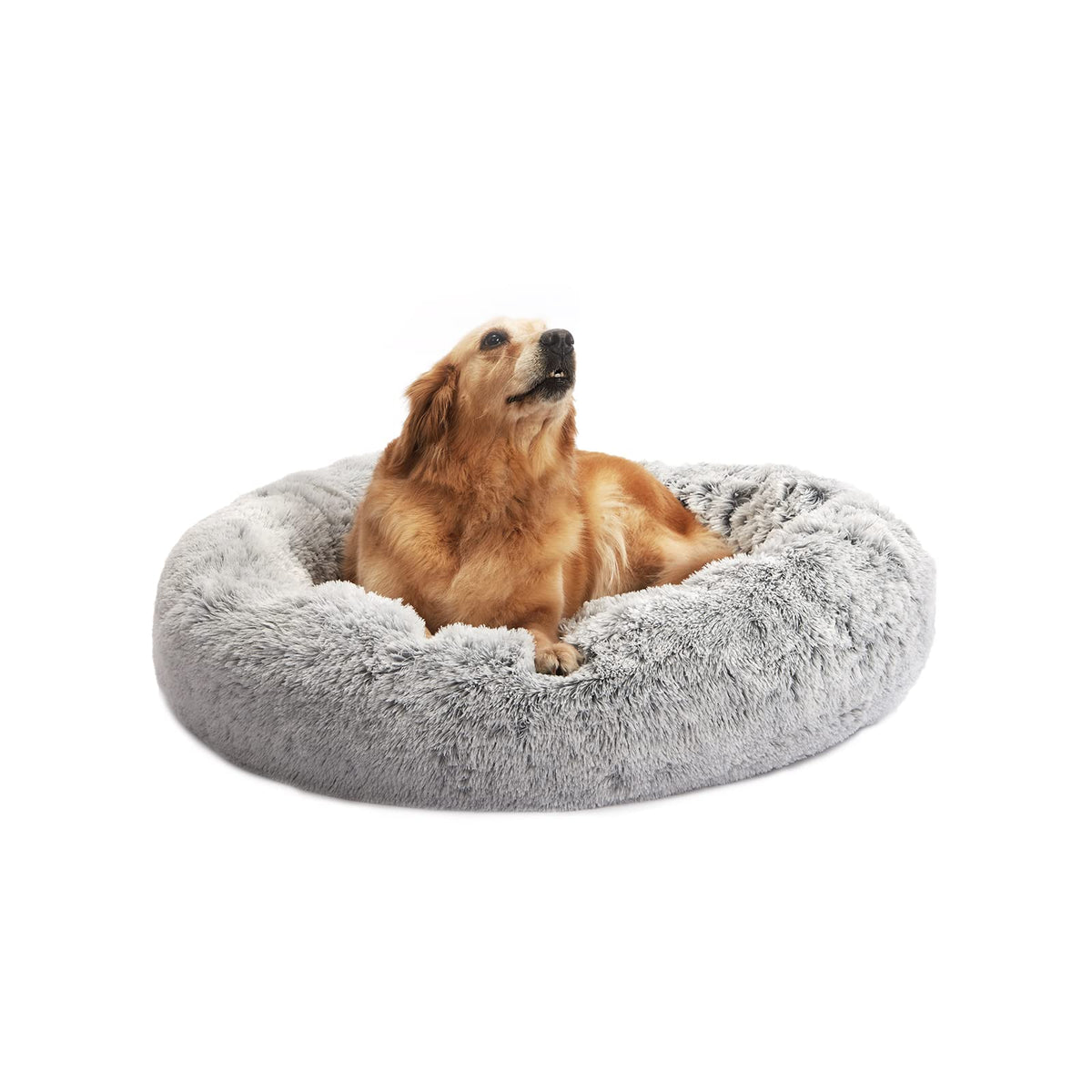 Bedfolks Calming Donut Bed outer view shows a cozy round lounge for curling up