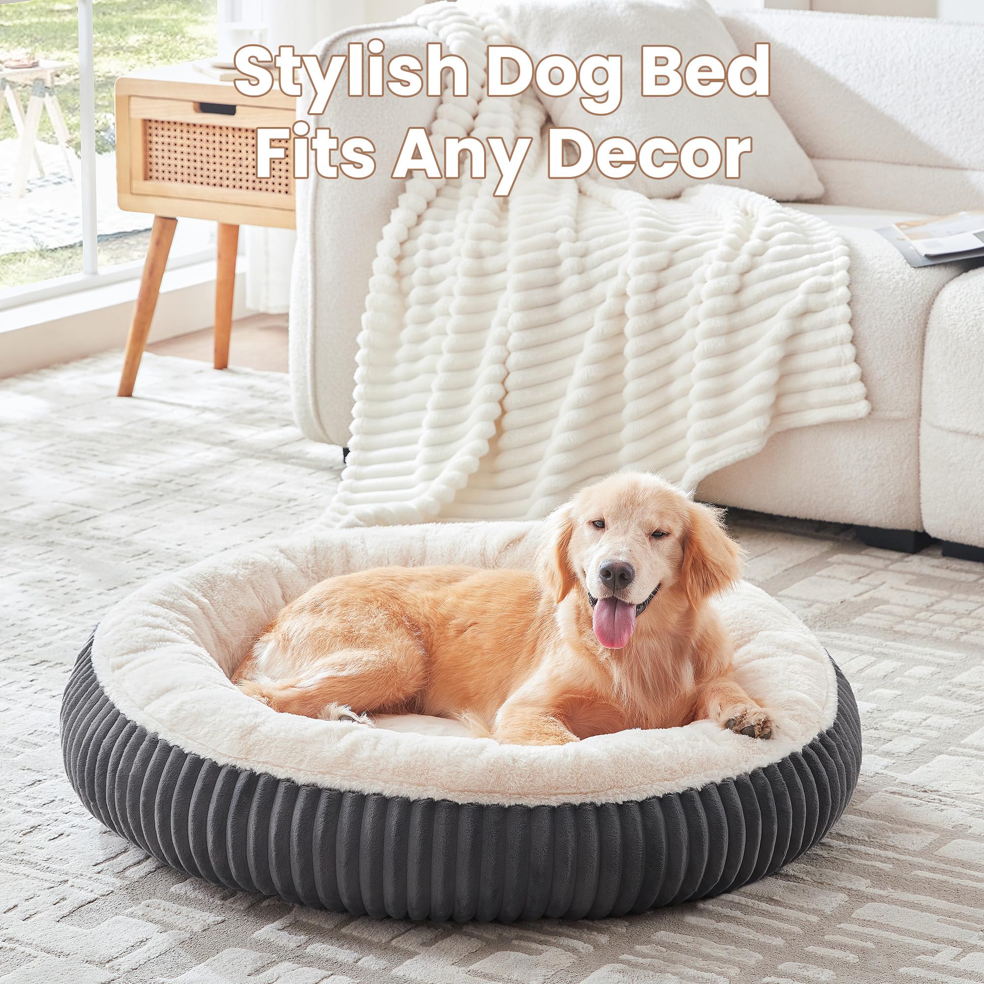 BedStill anti-slip base keeps bed stable on floors.