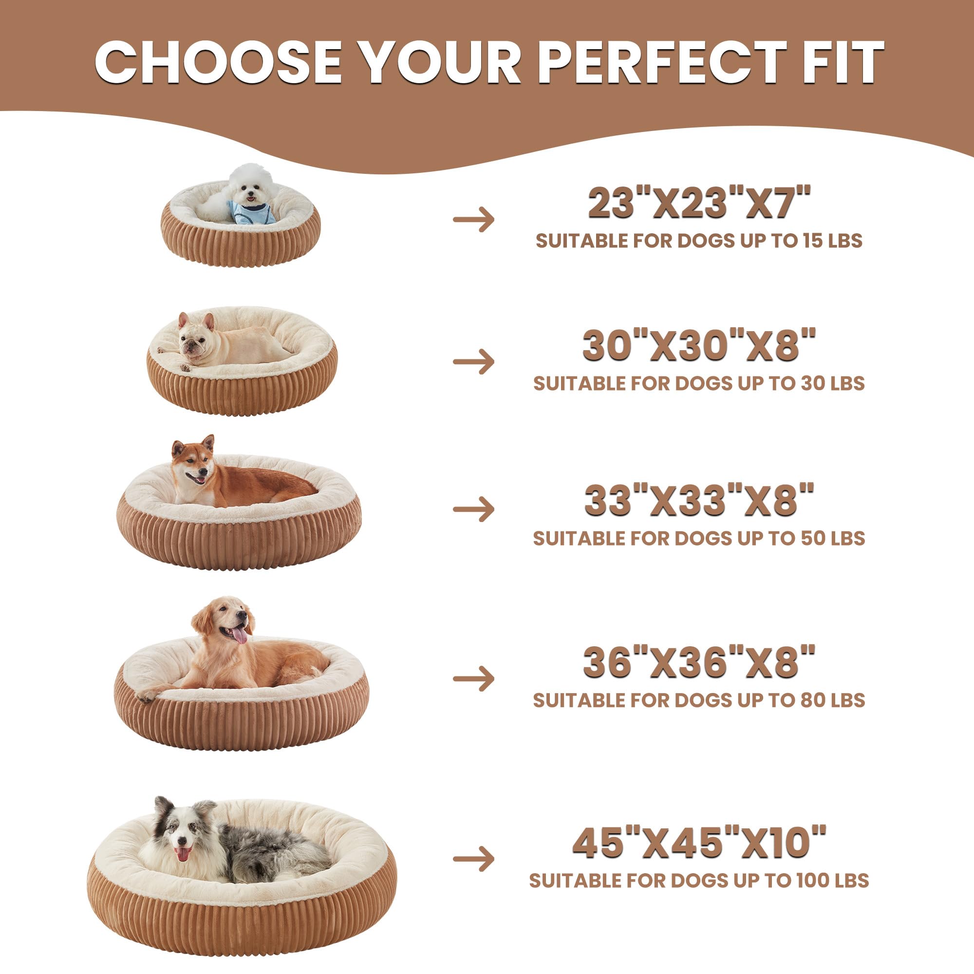 BedStill donut bed available in multiple sizes and colors to fit decor