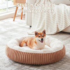 BedStill donut bed removable cover machine washable for easy cleaning
