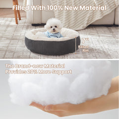 BedStill plush-faux-fur interior emphasizes luxurious comfort for cuddling
