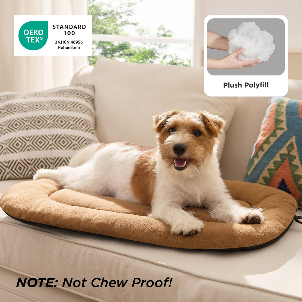 Bedsure almohadilla-lavable-para-perro-jaula, fácil de limpiar y mantener.