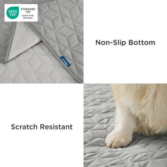 Bedsure base antideslizante evita que la funda se desplace.