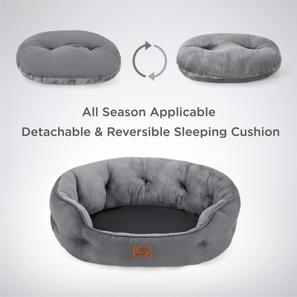 Bedsure bed features non-slip bottom for stability on smooth floors.