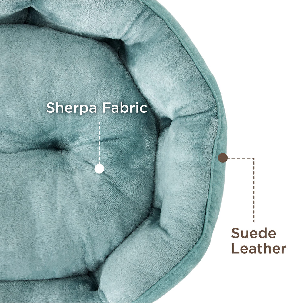 Bedsure bed features non-slip bottom for stable placement on floors.