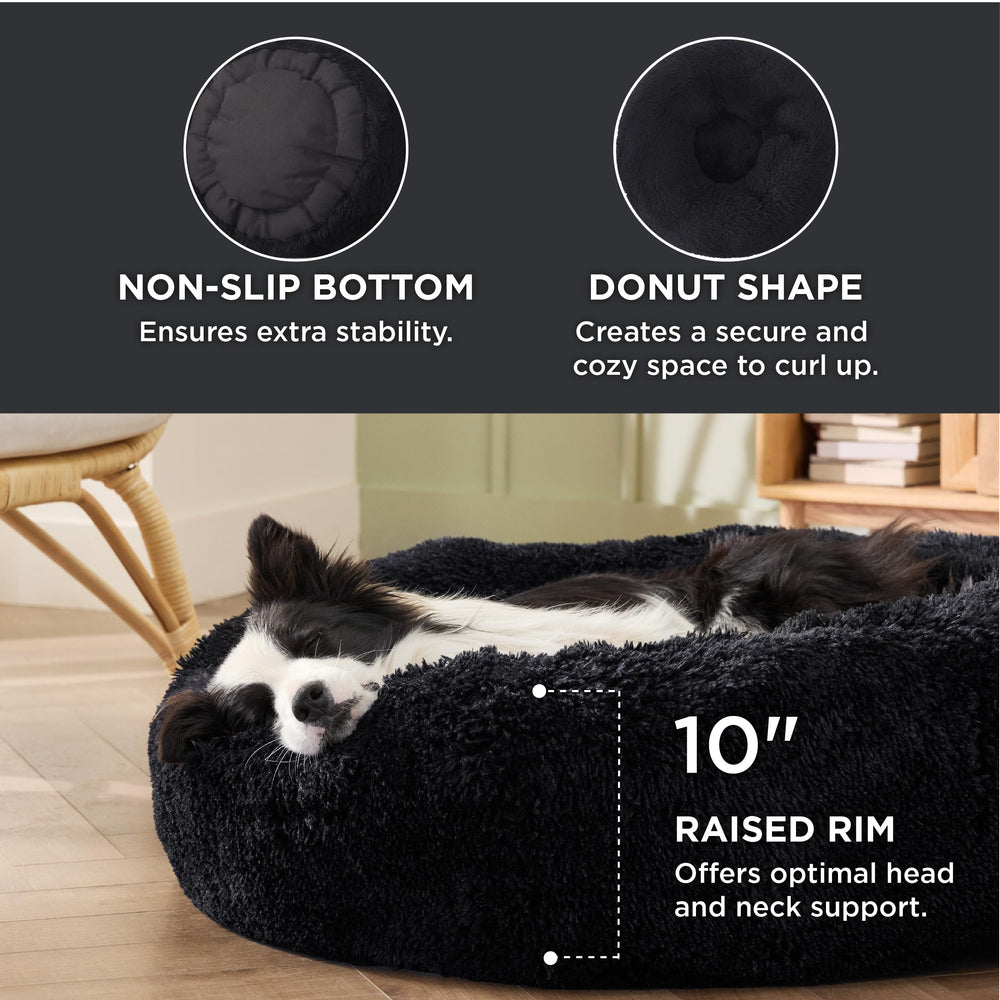 Bedsure calming dog bed anti-slip base keeps large pets secure on any floor