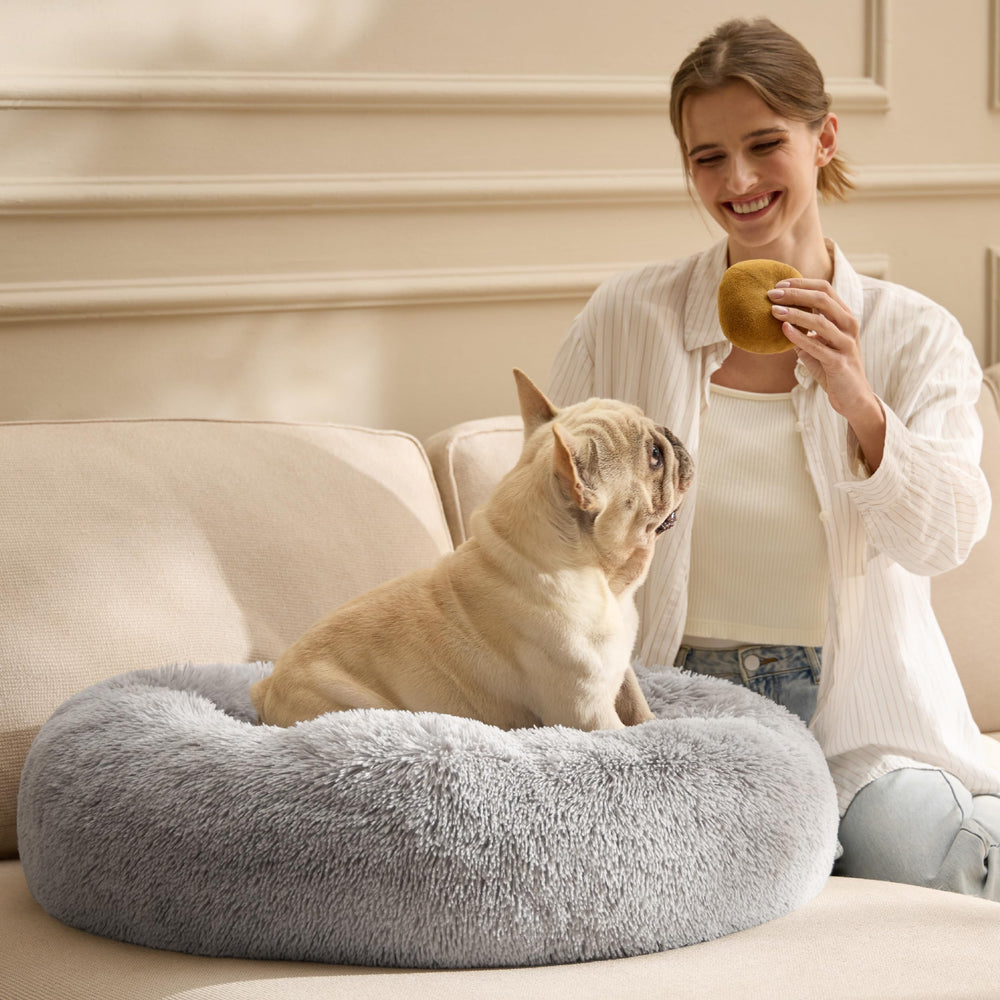 Bedsure cama para perros pequeños apta para lavadora.
