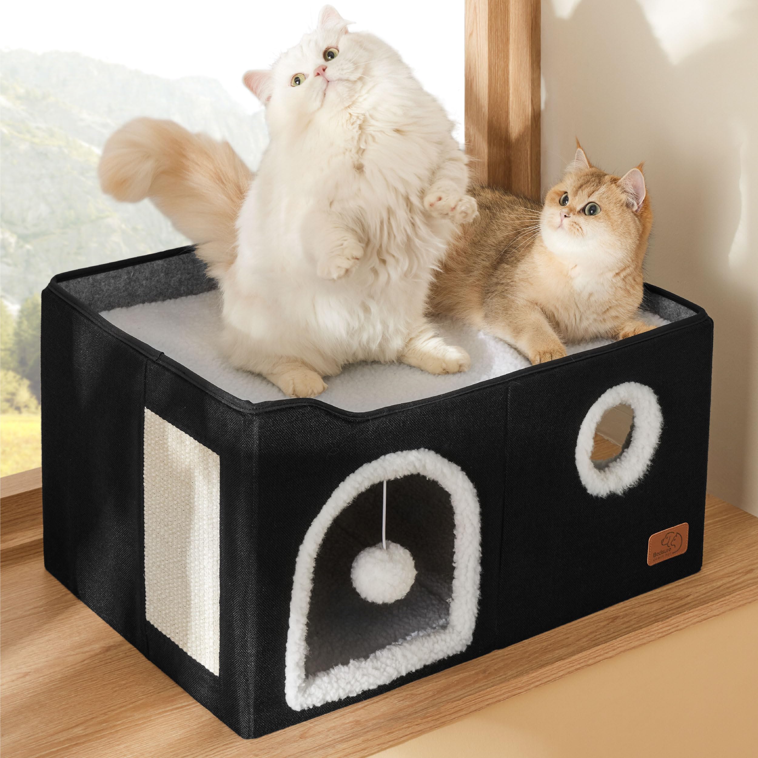 Bedsure CARB-certified safe materials and soft lambswool finish appeal