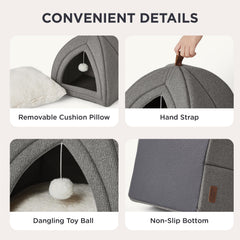 Bedsure removable cushion is machine-washable for easy cleaning
