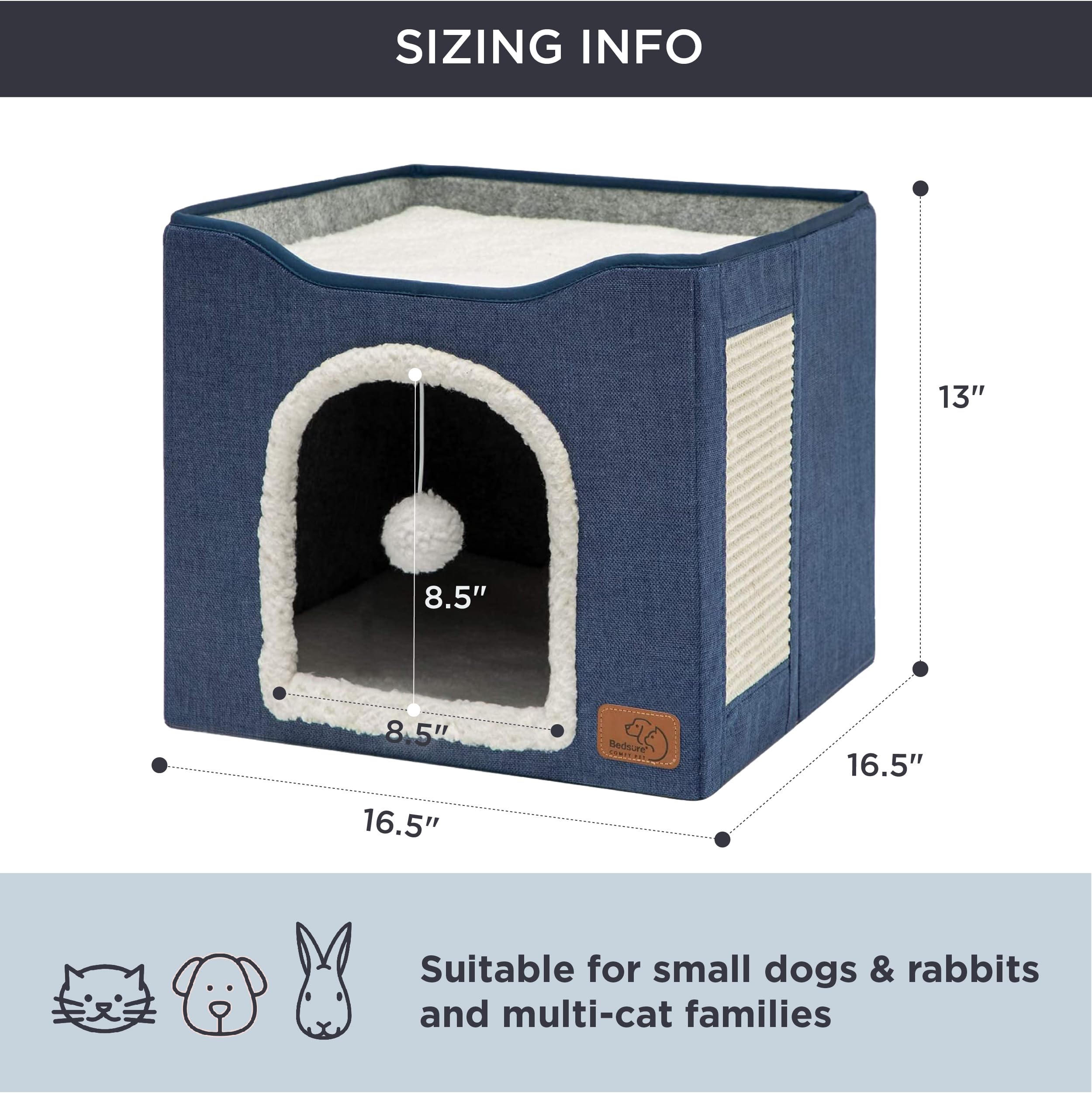 Bedsure foldable design enables easy storage and portable setup